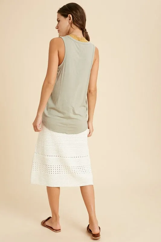 Sage Knit Tank