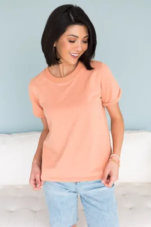 Searching The Beach Modest Simple Top