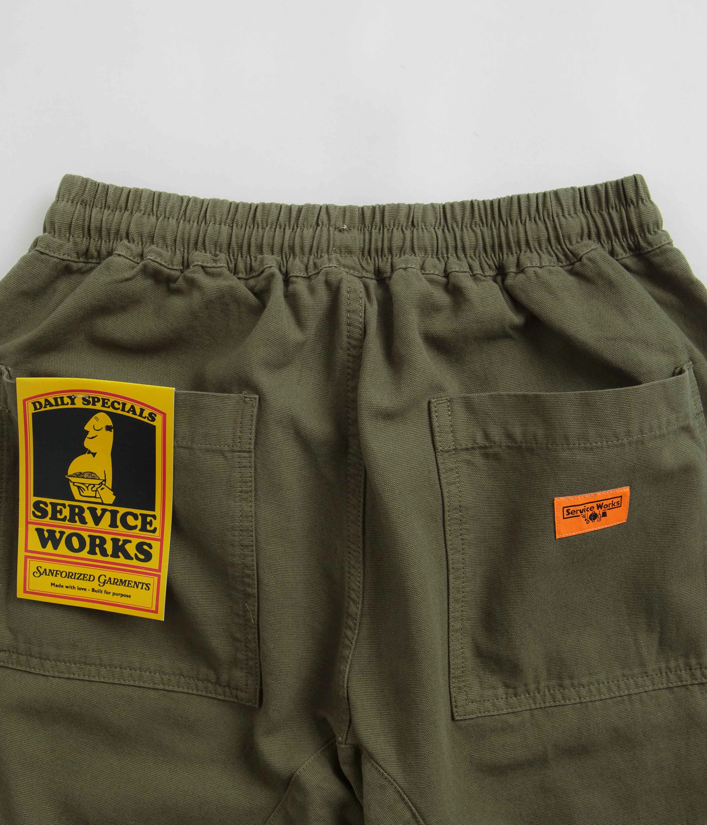 Service Works Classic Chef Pants - Olive
