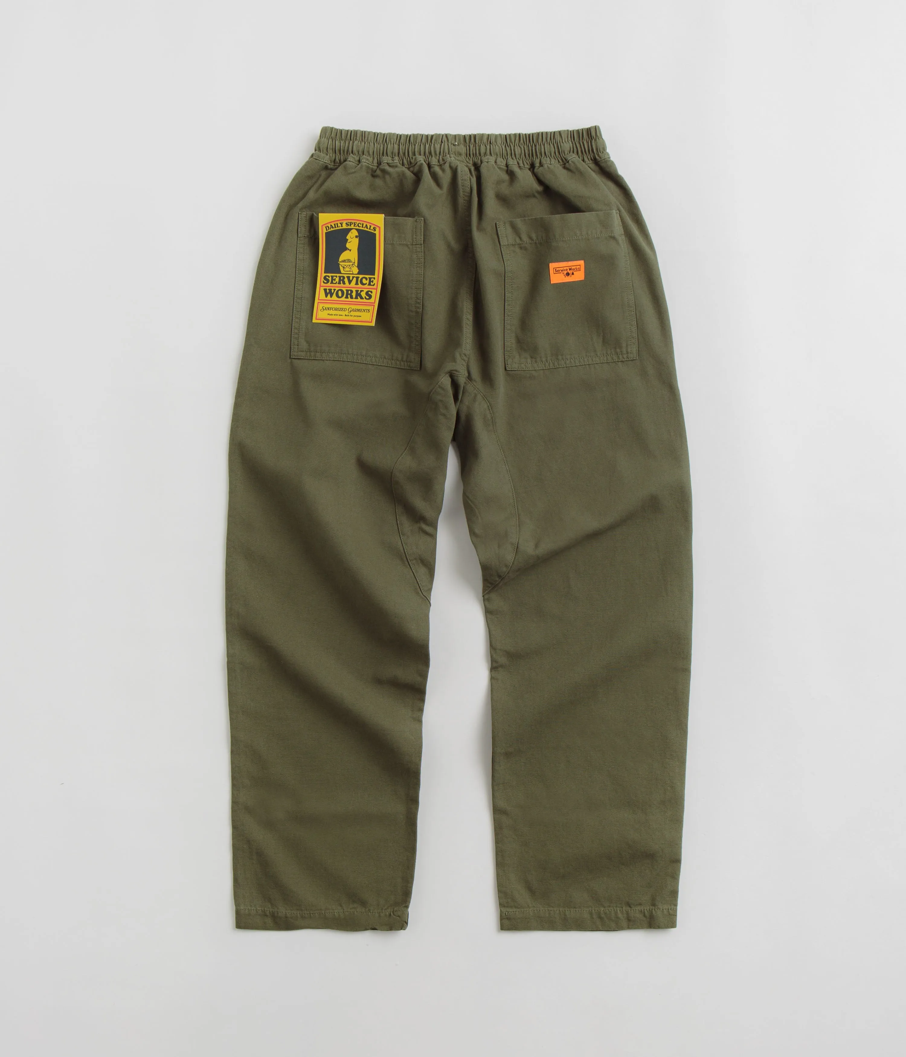 Service Works Classic Chef Pants - Olive