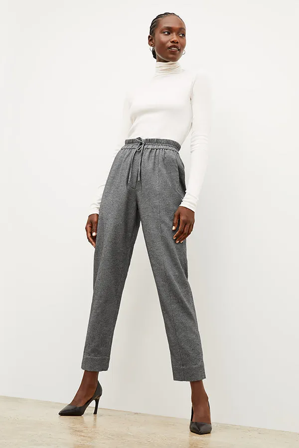 Shane Pant - Flannel Twill :: Charcoal Melange