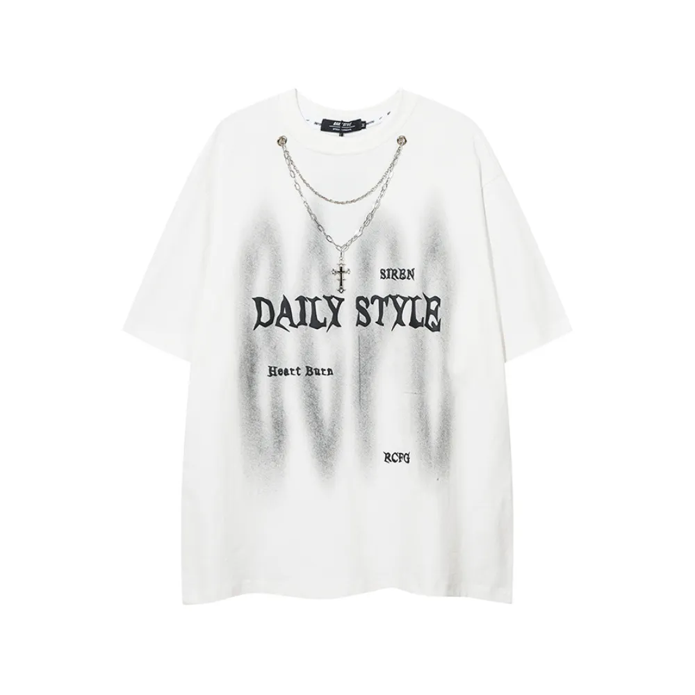 Simple Letetr T-Shirt