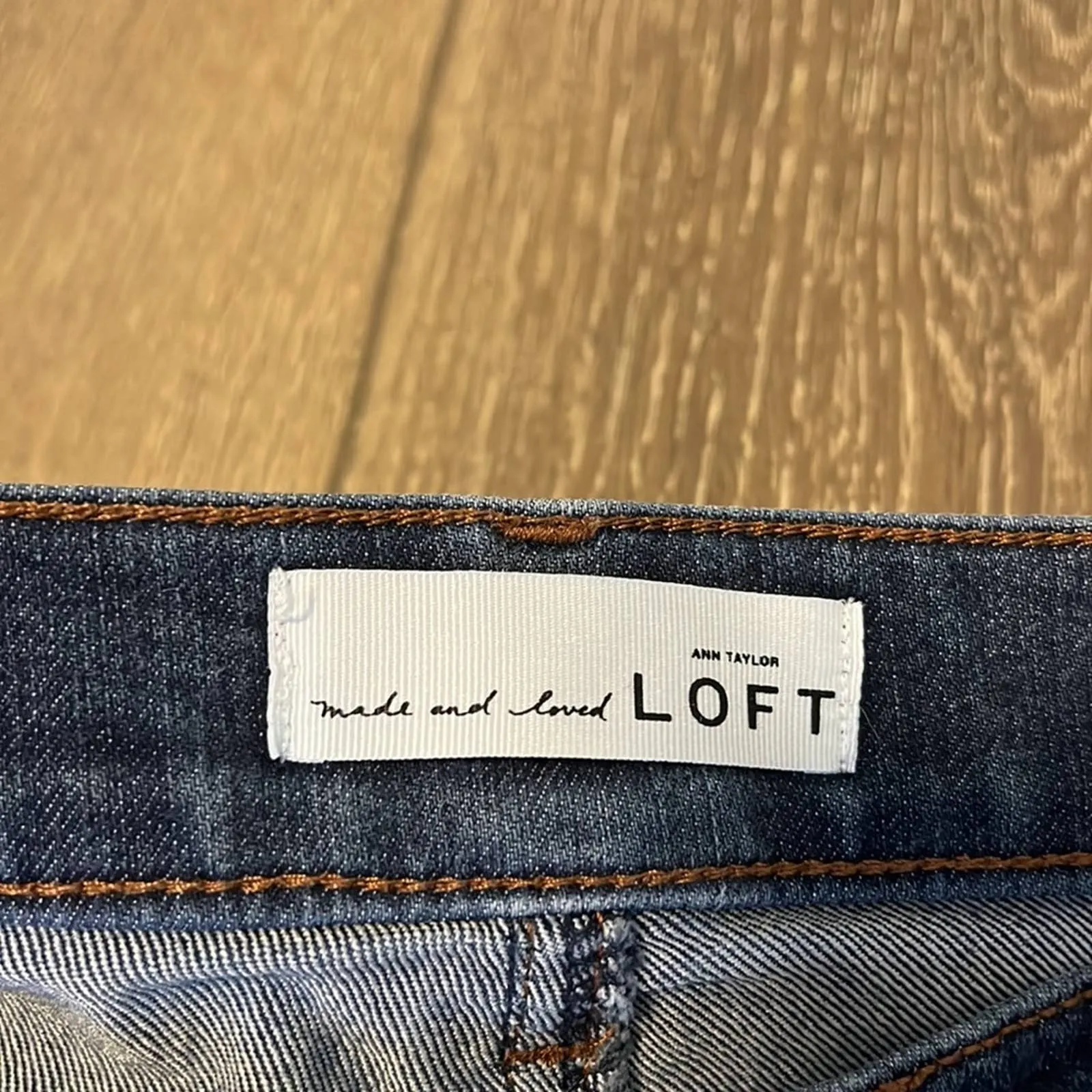 Size 12 Loft Petite Dark Wash Modern Skinny Jeans