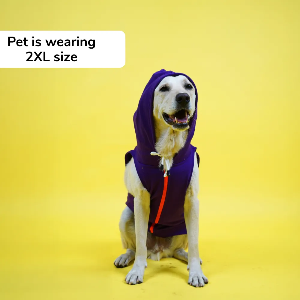 Skatrs Blaze Breezy Vest with Pockets for Dogs and Cats (Violet)