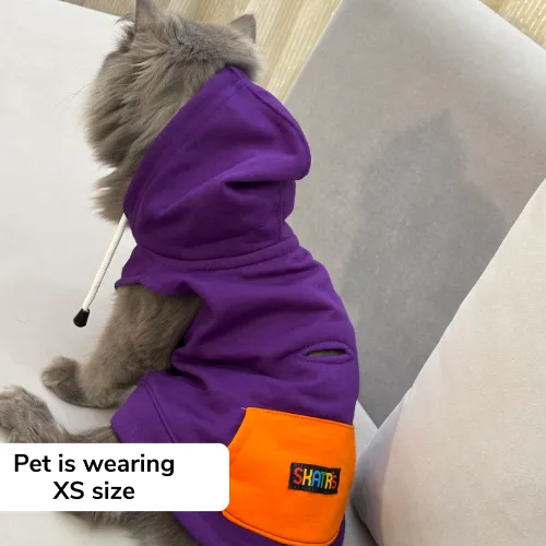Skatrs Blaze Breezy Vest with Pockets for Dogs and Cats (Violet)
