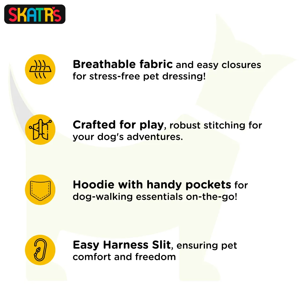 Skatrs Galaxy Breezy Vest with Pockets for Dogs and Cats (Green)