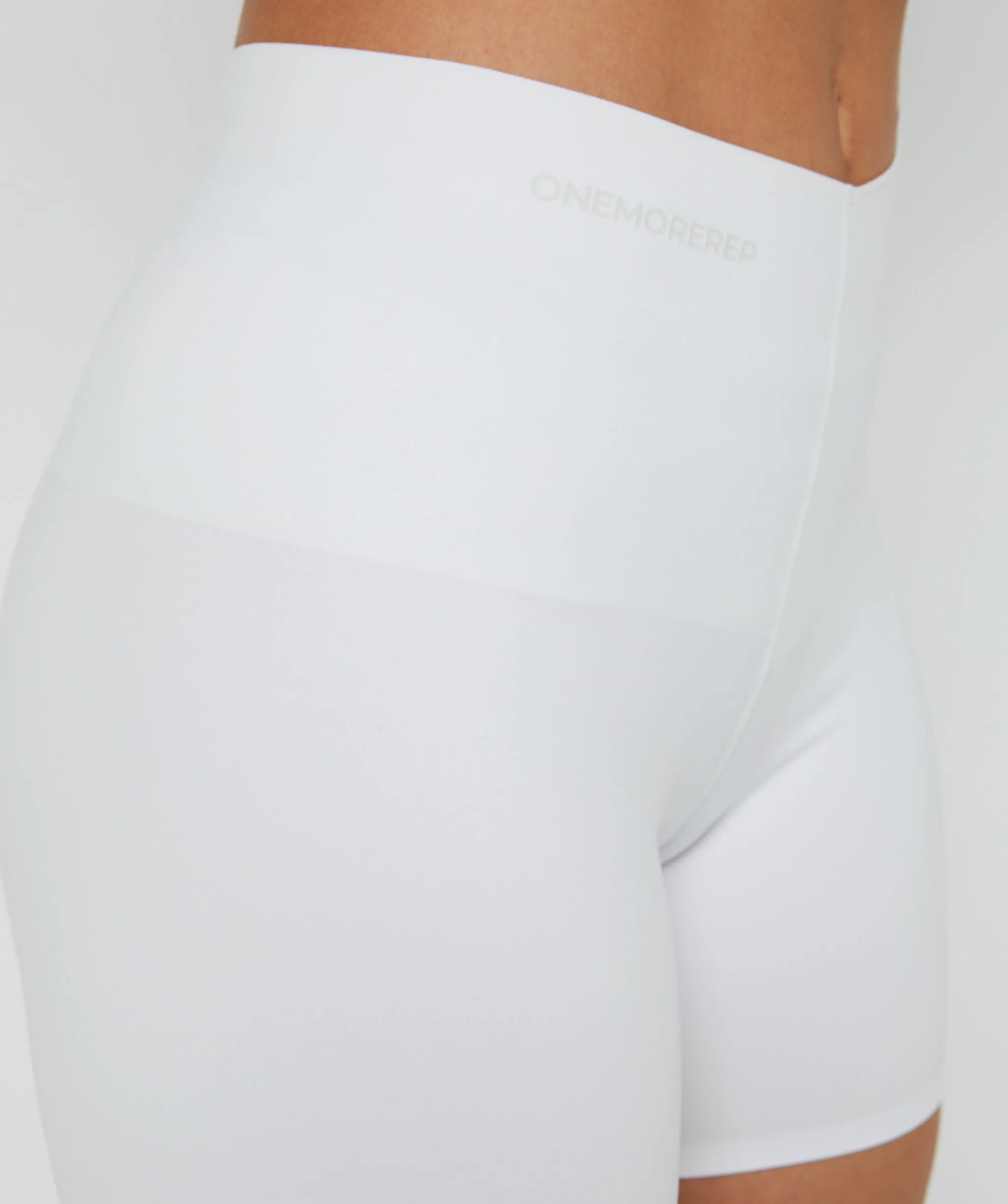 Sleek Shorts (White) by OneMoreRep