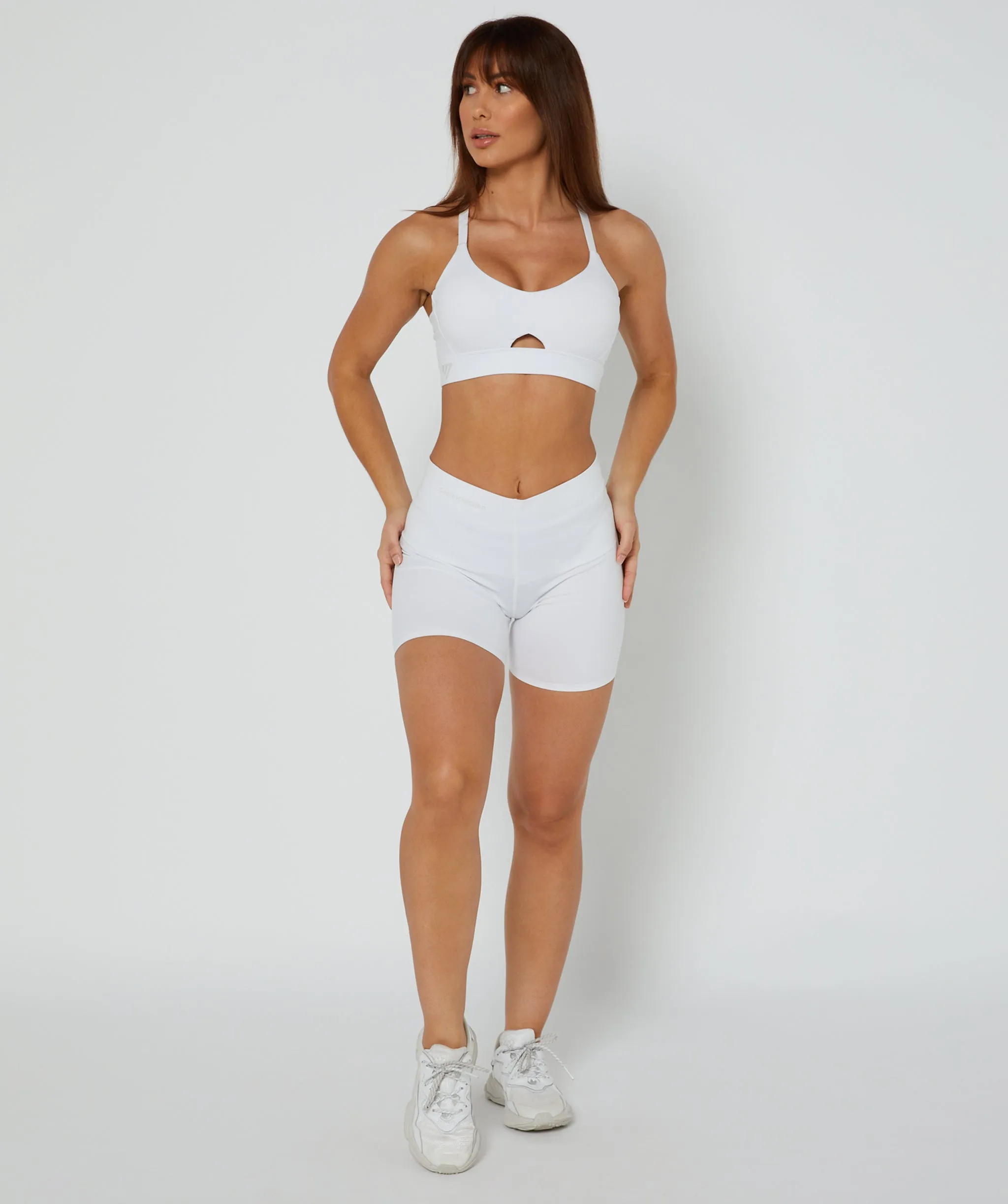 Sleek Shorts (White) by OneMoreRep