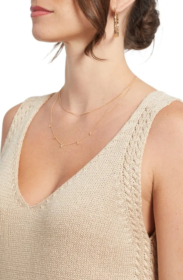 Sleeveless Sweater Tank