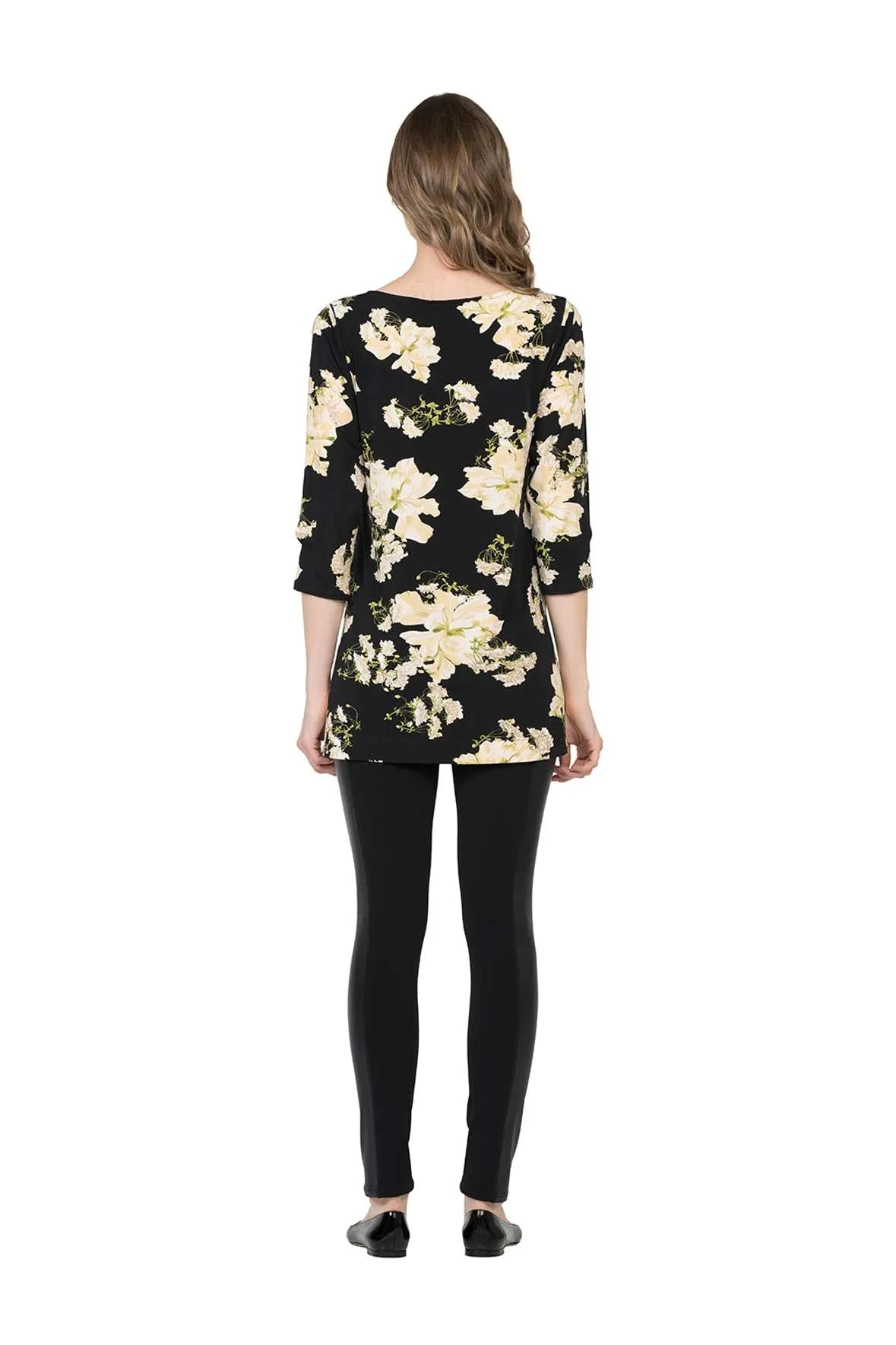 Slit Sleeve Simple Tunic