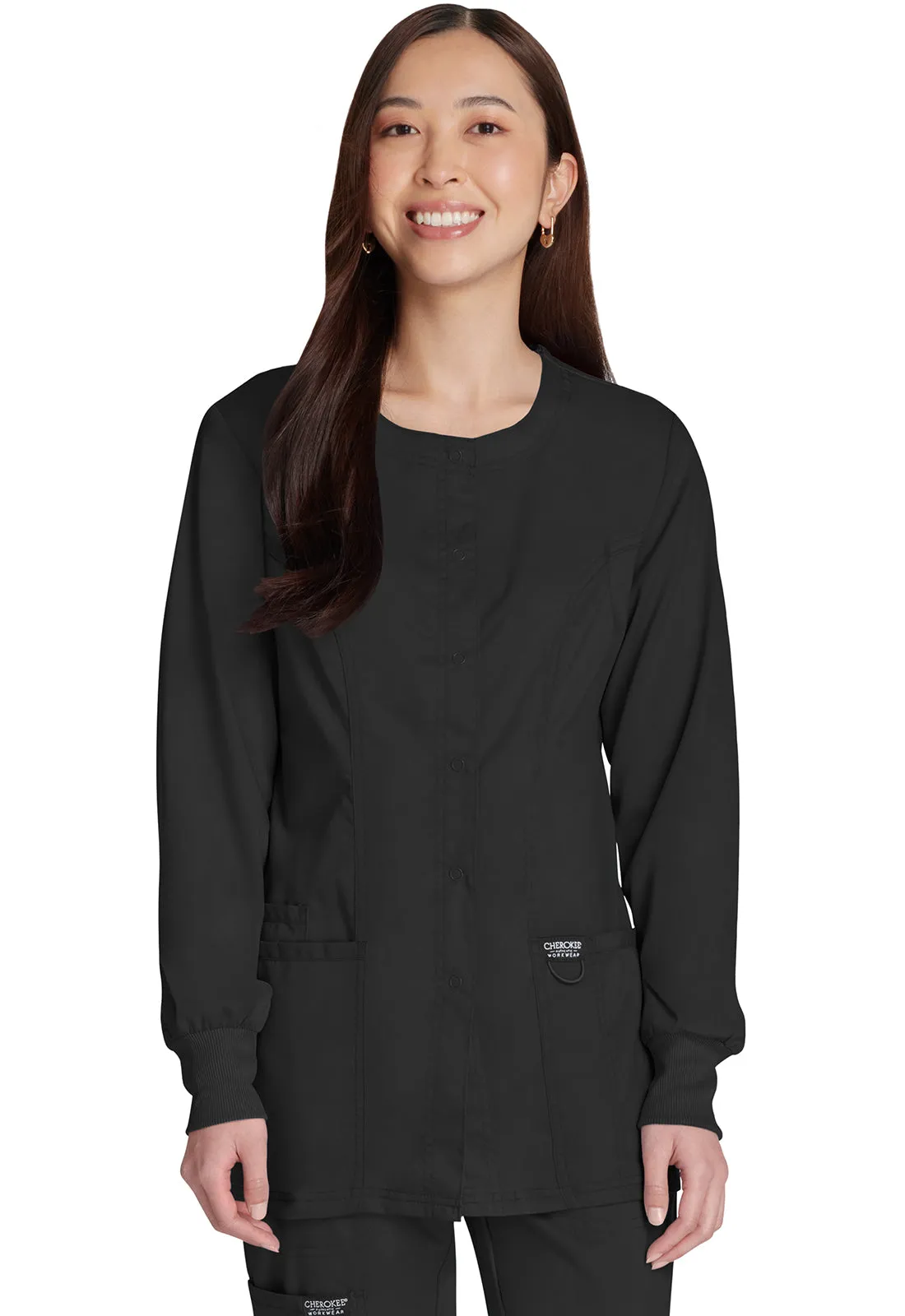 Snap Front Jacket Tops  WW310