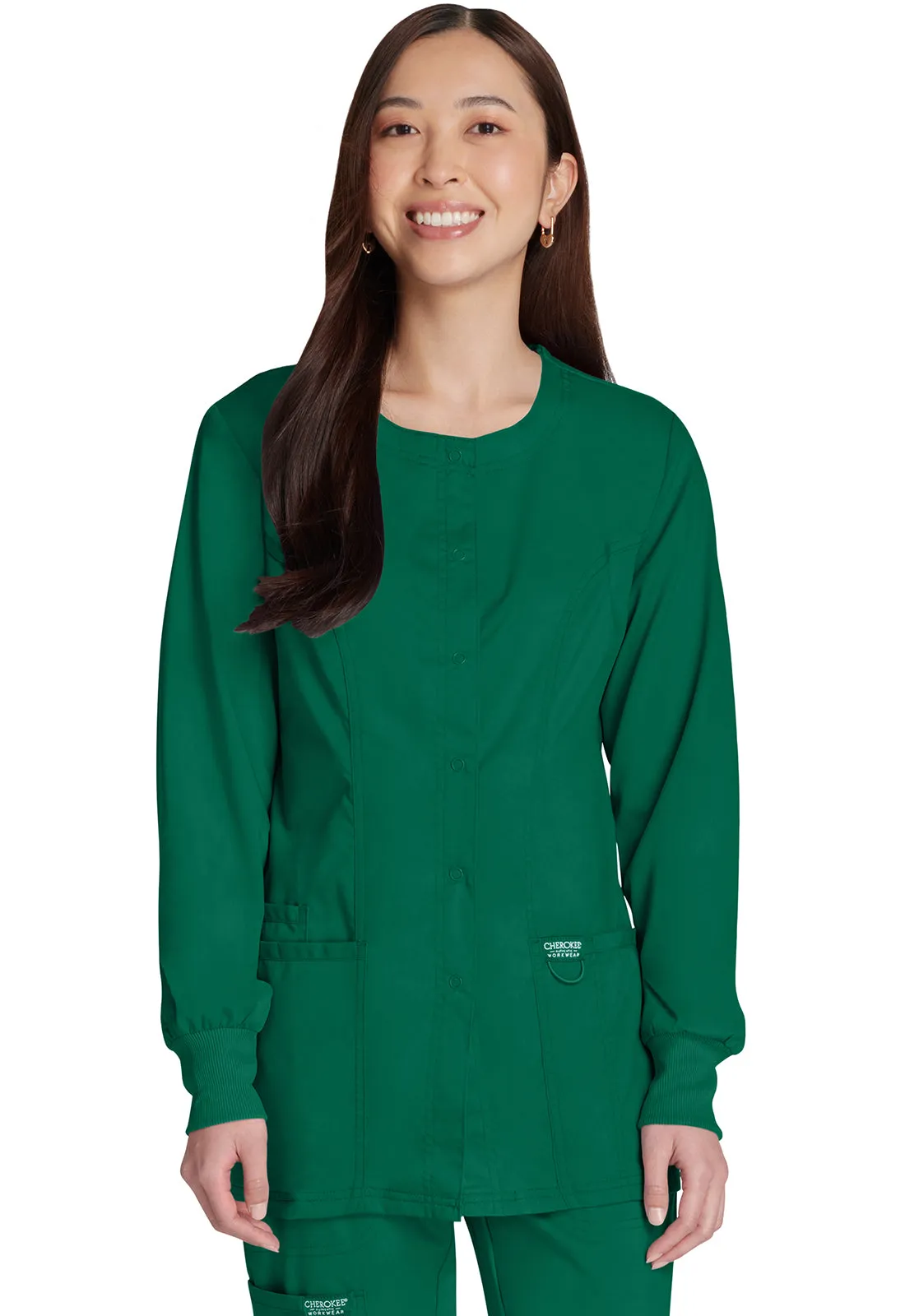 Snap Front Jacket Tops  WW310