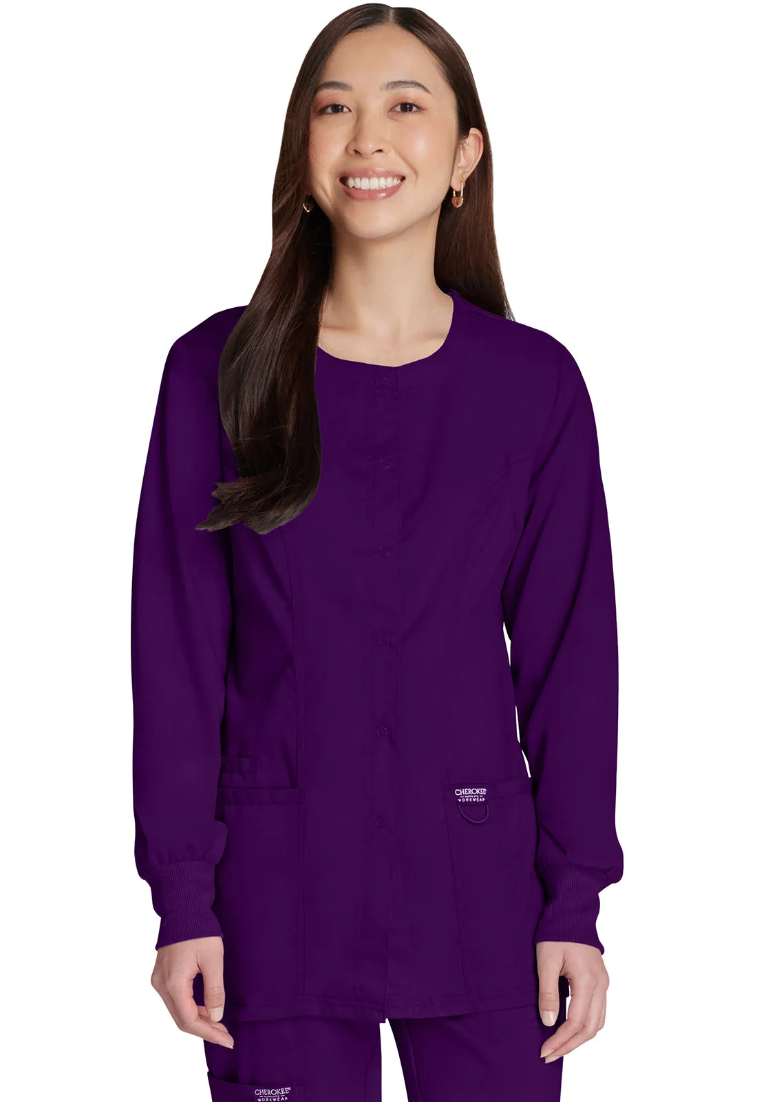Snap Front Jacket Tops  WW310