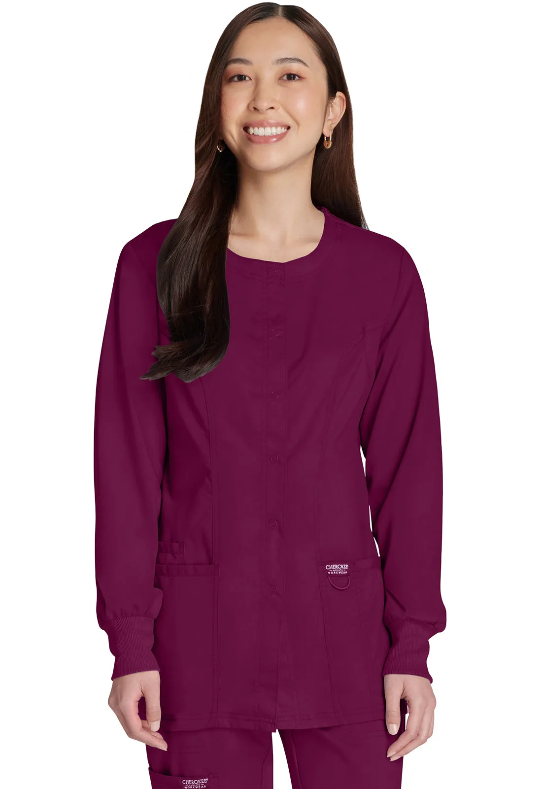 Snap Front Jacket Tops  WW310