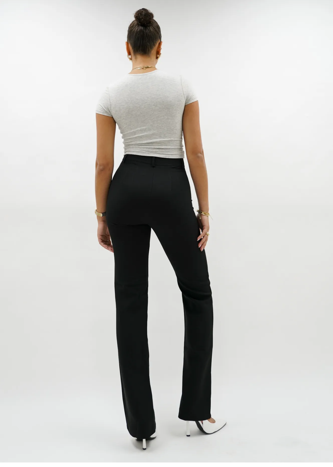 Straight leg pants classic black (REGULAR)