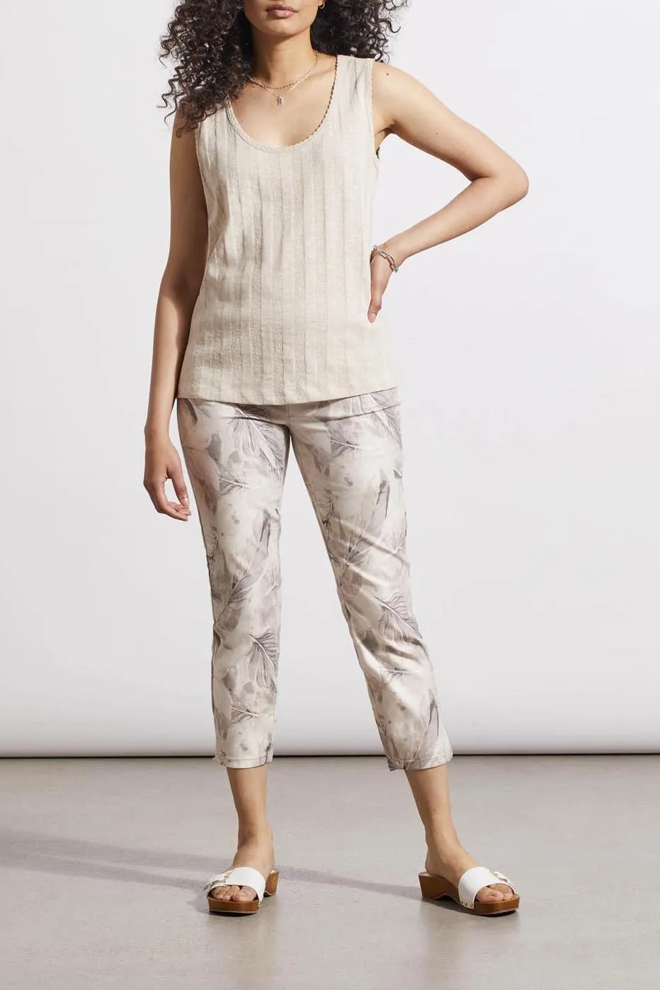 Tank Top w/ Picot Edge Trim - FrenchOak