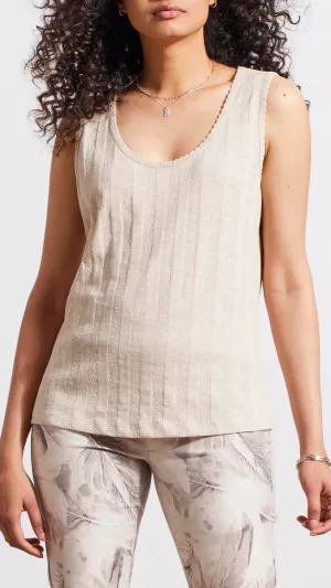 Tank Top w/ Picot Edge Trim - FrenchOak