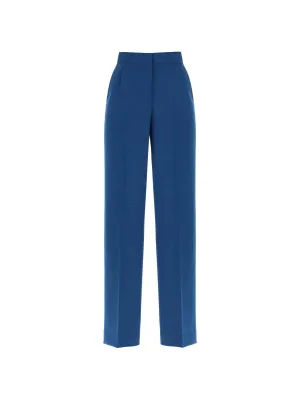 Techno Gabardine Wide Leg Trousers