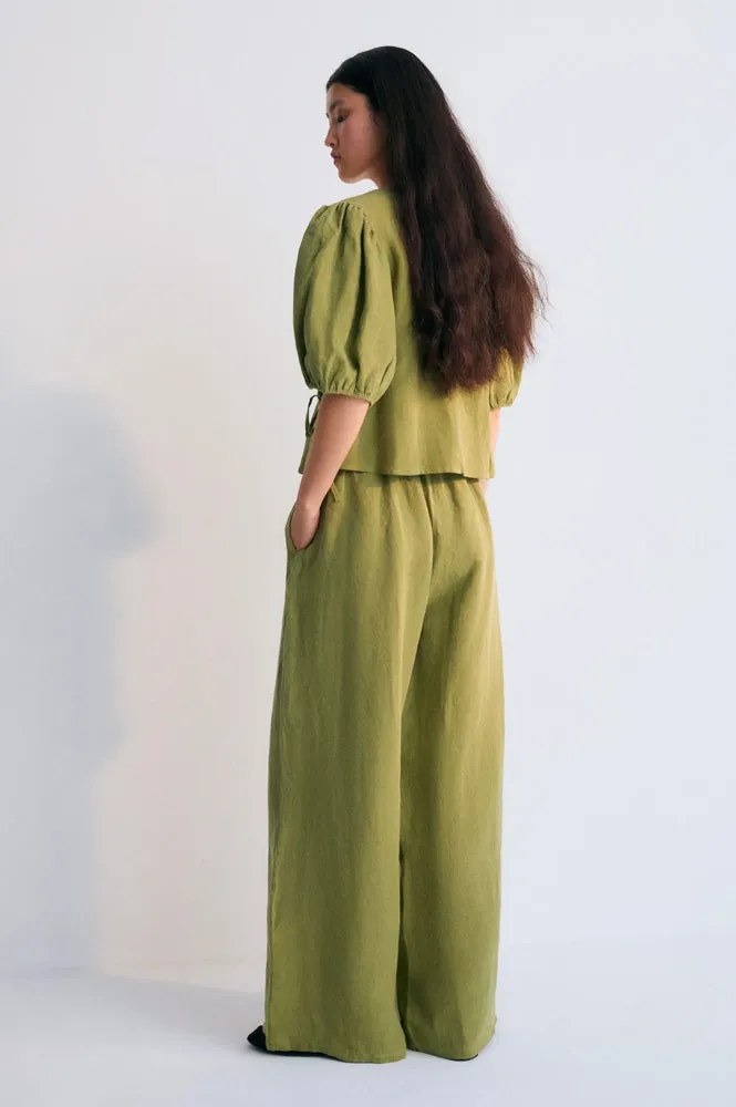 The New Society Hera Olive Trousers