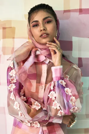 Tint and Tone Colour Organza Co-ord Set