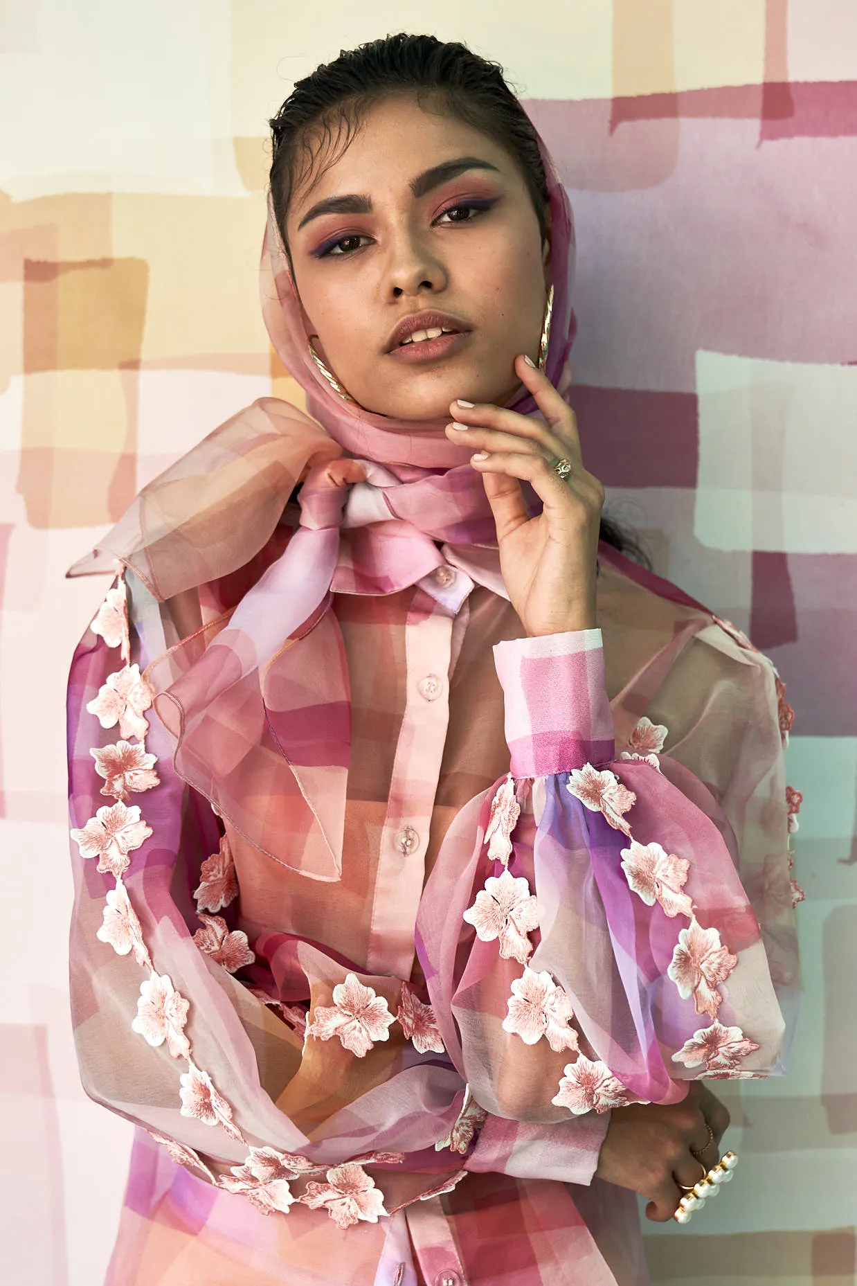 Tint and Tone Colour Organza Co-ord Set