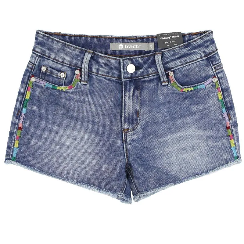 Tractr Light Indigo Ego Tween Shorts