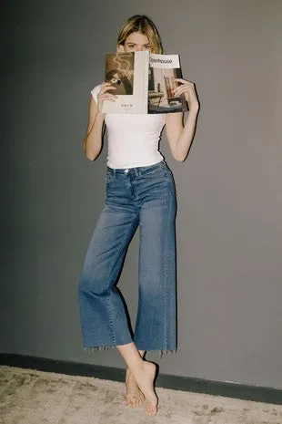 Vervet Super Soft Slim Wide Crop Jeans