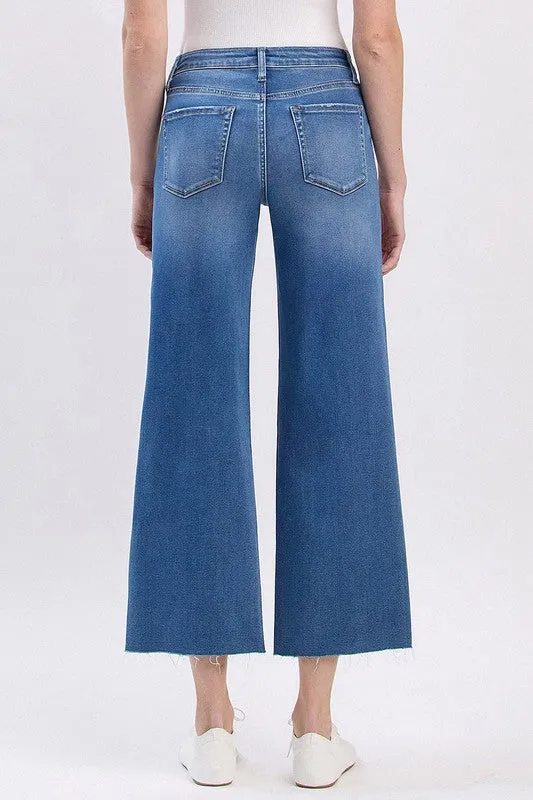 Vervet Super Soft Slim Wide Crop Jeans