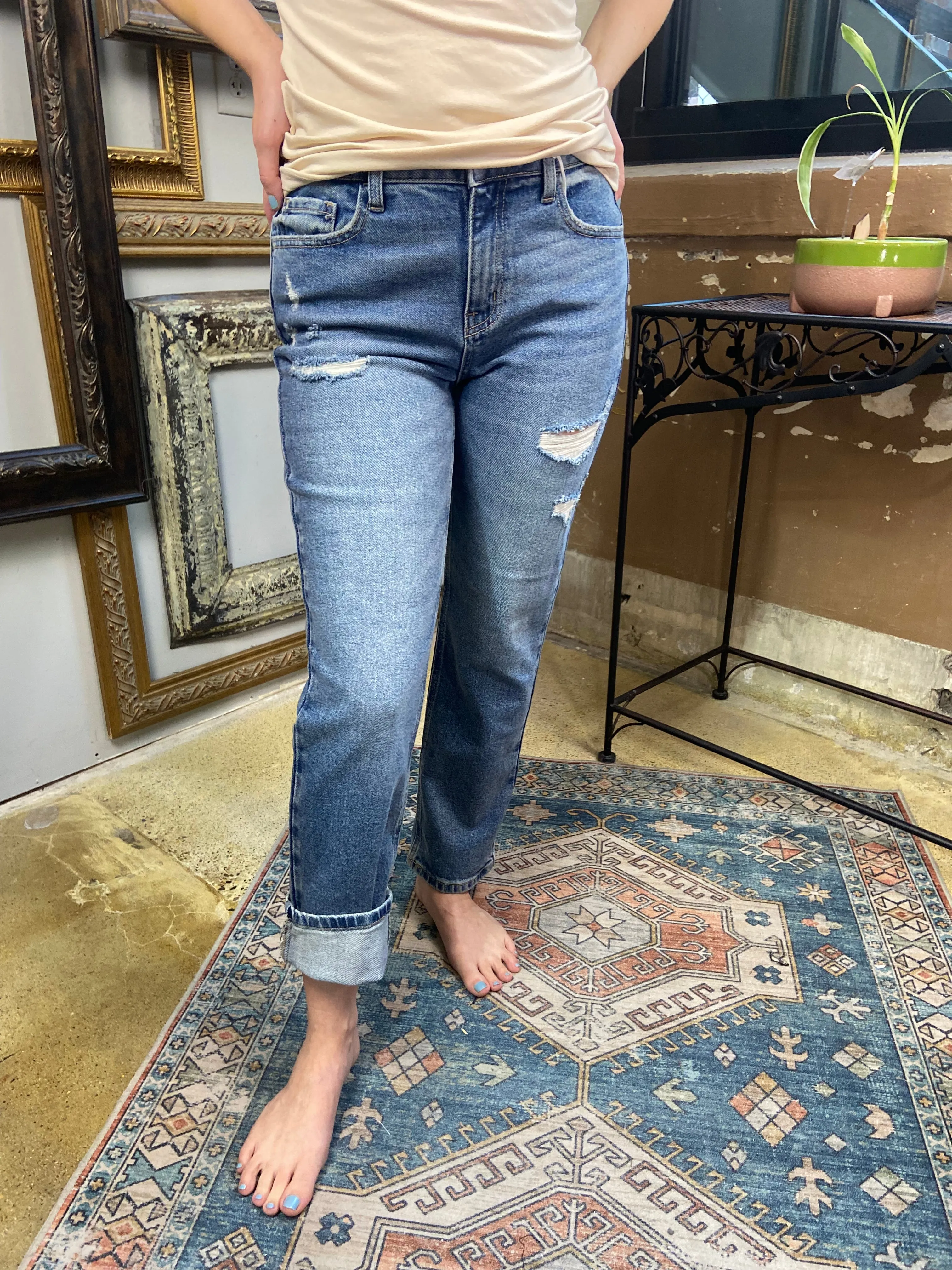 Vienna Mid Rise Cello Jeans
