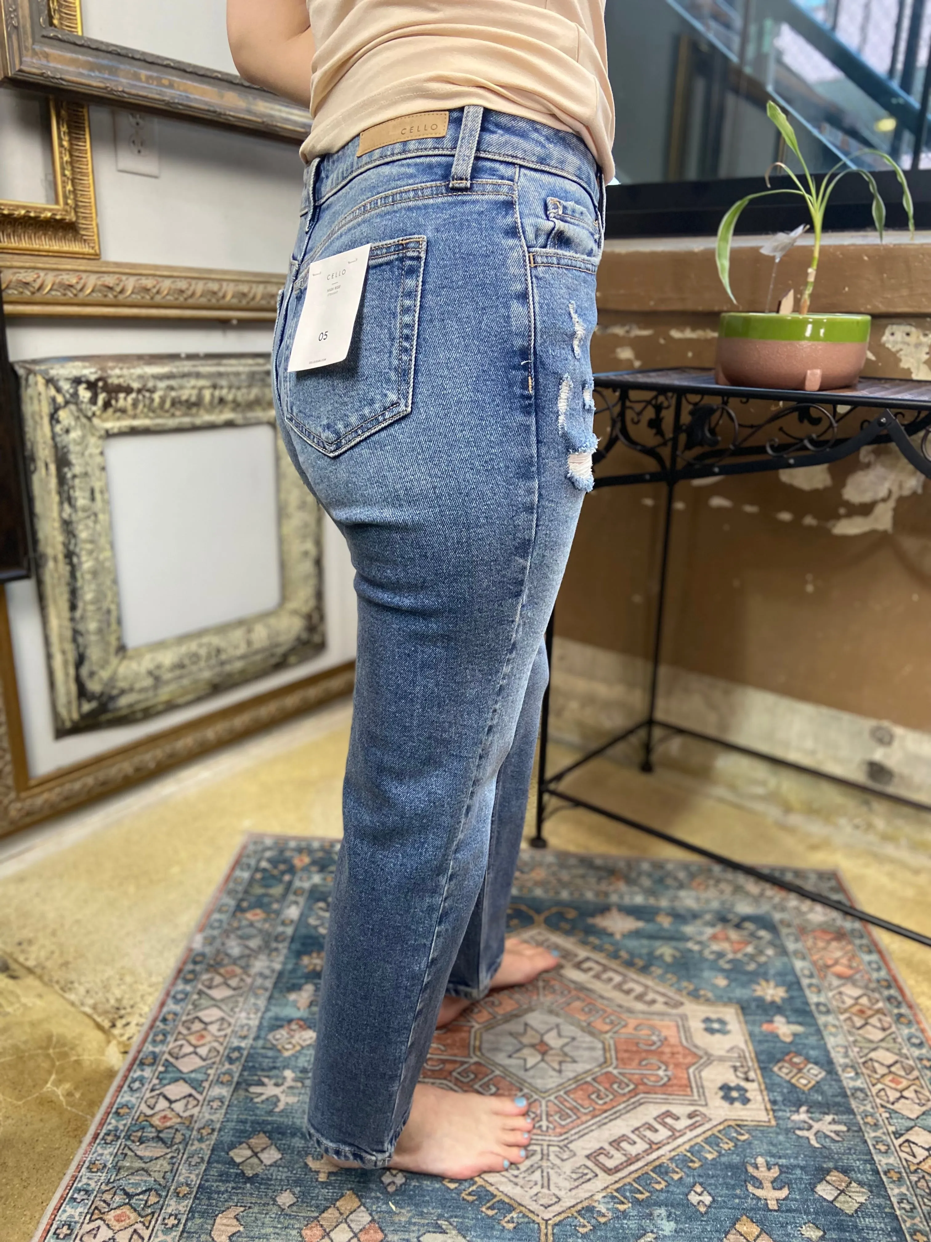 Vienna Mid Rise Cello Jeans
