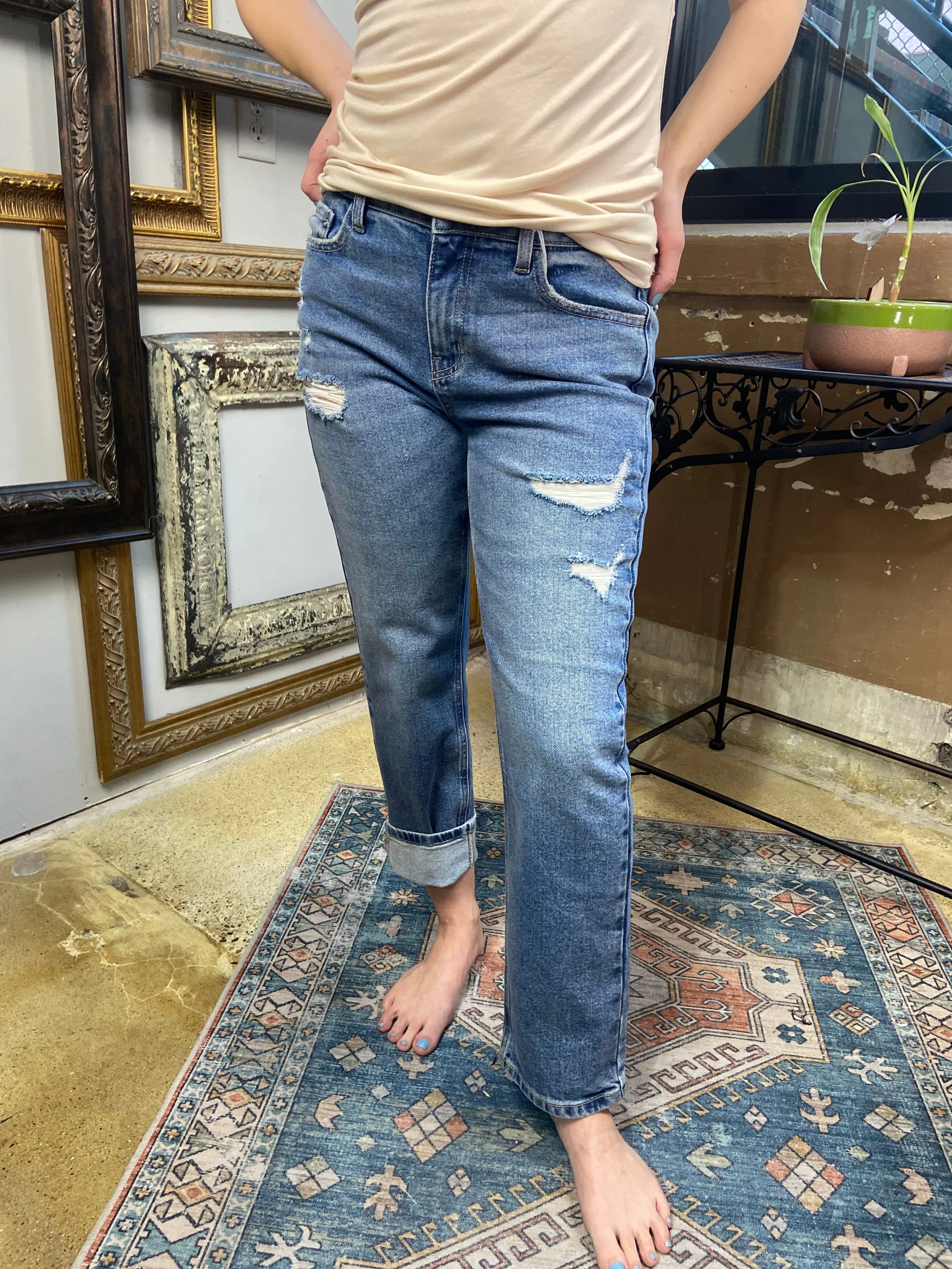 Vienna Mid Rise Cello Jeans