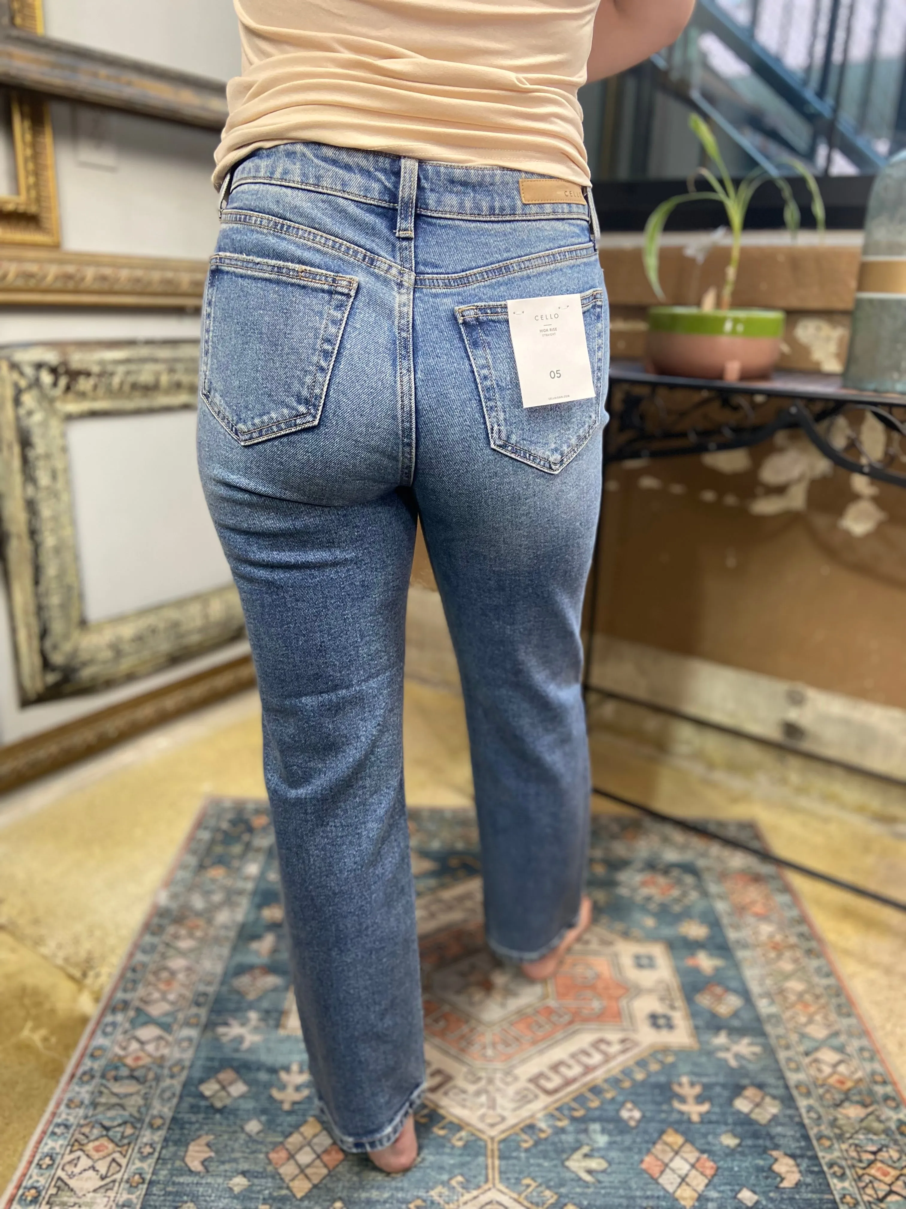 Vienna Mid Rise Cello Jeans