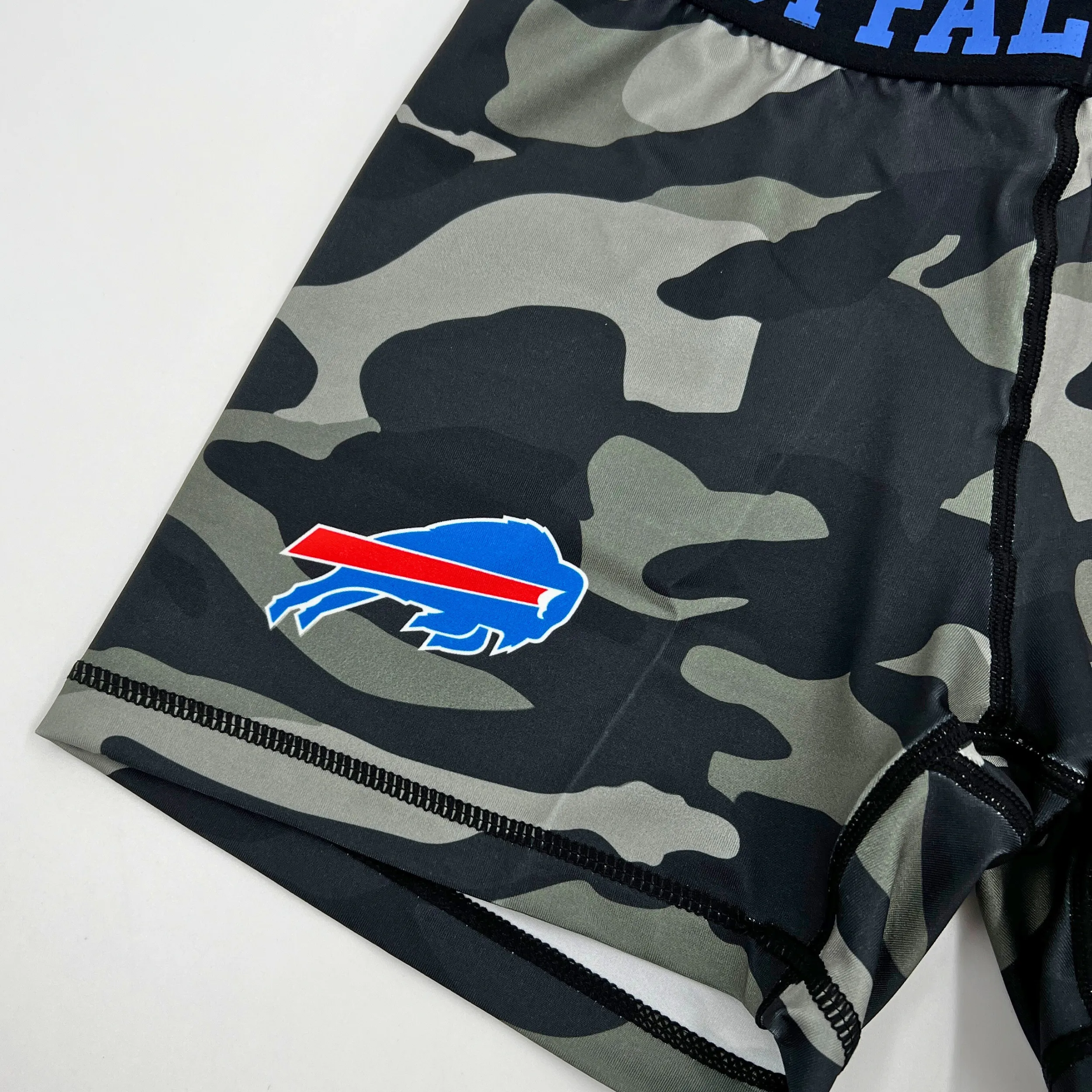 Women's Buffalo Bills Black Camo Biker Short