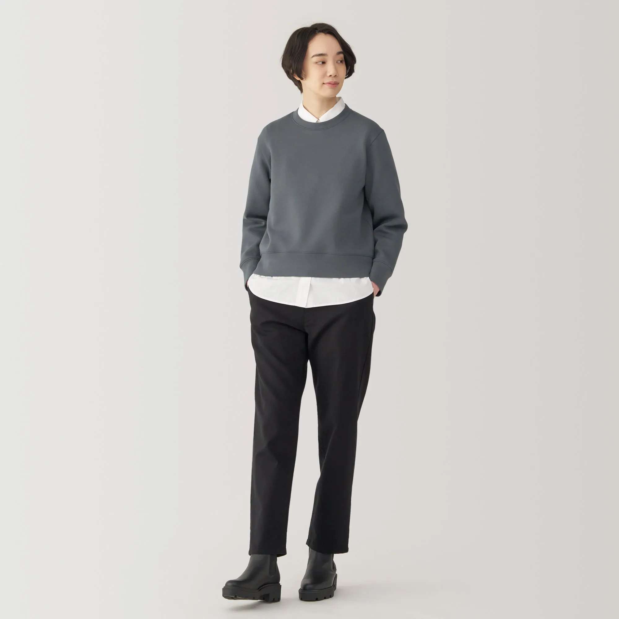 Women's Double Knitted Sweatshirt