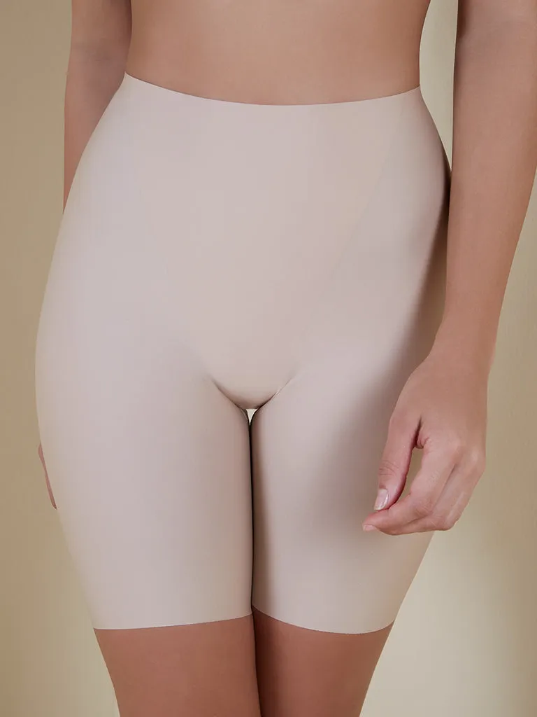 Wunderlove Beige High-Rise Shaping Longpant